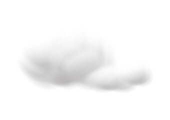 realistic cloud vectors isolated on white background ep102