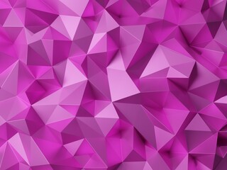 Purple, Pink 3d polygon abstract template