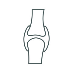 Knee joint Vector icon