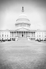 National Capitol black and white