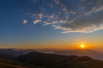 summer landscape near Monte Grappa, Northern Italy