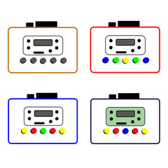 walkman icon - illustration/ graphic