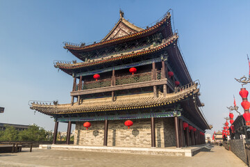 Obraz premium South Gate of the City walls of Xi'an, China