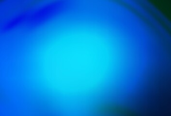 Dark BLUE vector blurred background.
