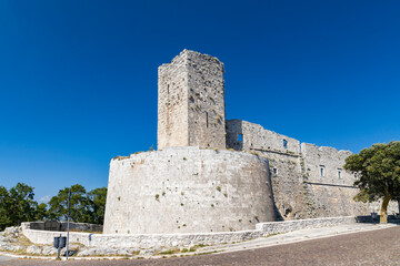 Castle in Monte Santangelo, Puglia, Italy