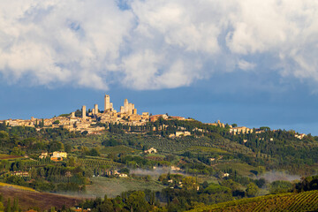 Obraz premium San Gimignano, UNESCO site, Tuscany, Italy