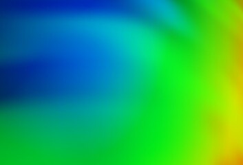 Light Blue, Green vector blurred and colored pattern.