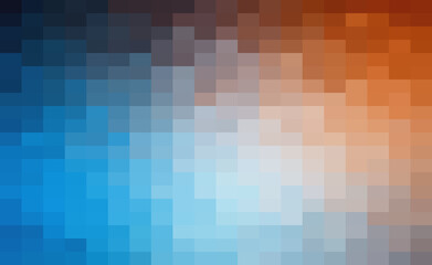 Abstract rainbow geometric Background, Creative Design Templates. Pixel art Grid Mosaic, 8 bit vector background.