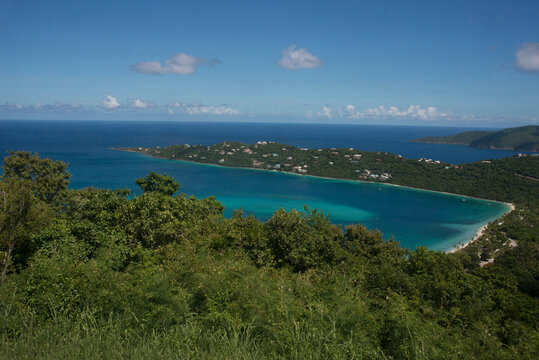 A view of Magens Bay, in Saint Thomas, US Virgin Islands.