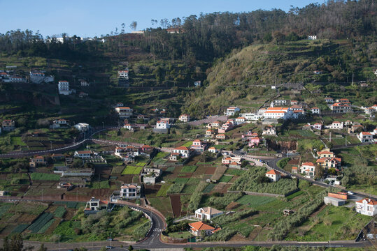 A general view of the countryside in Madeira, Portugal.