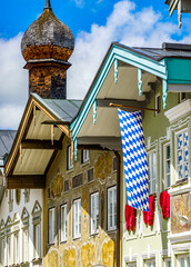 famous old town of Bad Tolz - Bavaria