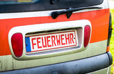german sign for fire department