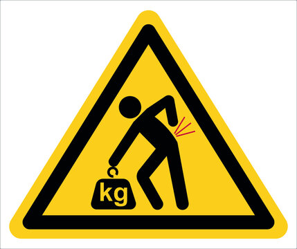 Beware of heavy objects, do not lift