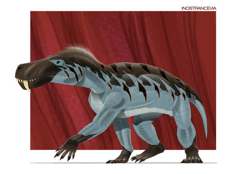 Inostrancevia, an extinct Permian reptile