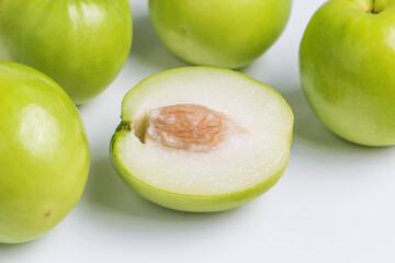 juicy fruit with seed