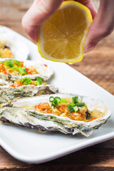baked oysters