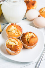 homemade banana nut muffins ready eat (3)