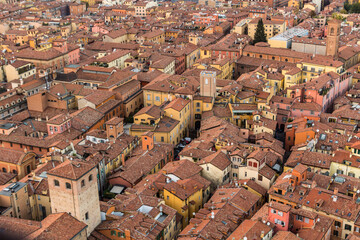 Aerial view of Bologna, Italy © Matyas Rehak