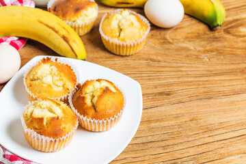 homemade banana nut muffins ready eat (1)