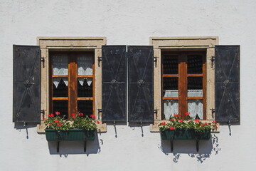 Fototapeta na wymiar Residential house in Sankt Margarethen in Austria, Europe 