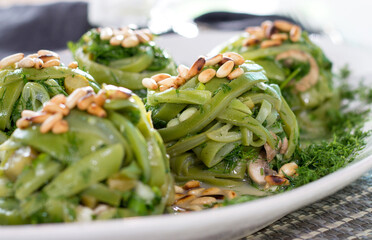 stir green beans