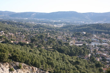 Fototapeta na wymiar Route des Montagnes 