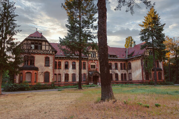 BEELITZ - 25 MAI 2012 : hôpital et sanatorium abandonnés Beelitz Heilstatten près de Berlin, Beelitz, Allemagne