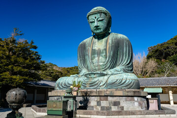 Fototapeta premium 神奈川県鎌倉市 鎌倉大仏（高徳院）