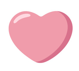 Pink heart for St.Valentines Day vector for cards, banners, wrapping paper, posters, scrapbooking, pillow, cups and fabric design. 
