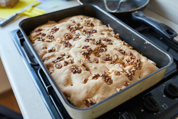 delicious Apple pie cooked