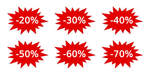 ikony rabatu sprzedaży © robert6666