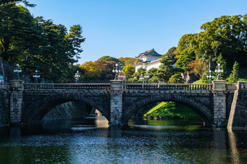 Fototapeta na wymiar 東京都 皇居正門石橋