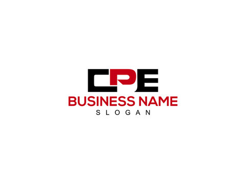 Colorful CPE Letter Logo Image