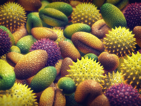 Pollen allergy is also known as hay fever or allergic rhinitis and is caused by inhaled pollen grains