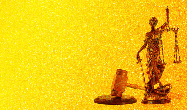 Themis statue, symbol of law