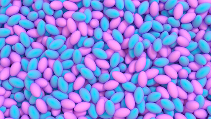 Heap of tasty sweets multicolored decorative background