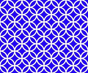 七宝　日本　伝統　文様　シームレス