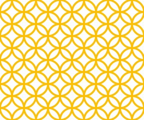 七宝　日本　伝統　文様　シームレス