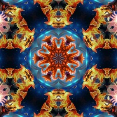 This is an Illustration abstract kaleidoscope with design art, wall art, unique, and backdrop.Its very perfect for batik pattern, bohemian, wall art, mirror frame, backdrop, carpet design, tapestry.