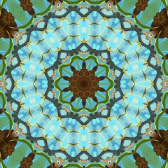 This is an Illustration abstract kaleidoscope with design art, wall art, unique, and backdrop.Its very perfect for batik pattern, bohemian, wall art, mirror frame, backdrop, carpet design, tapestry.