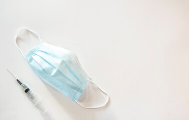 Vaccine against coronavirus. corona virus vaccine concept.