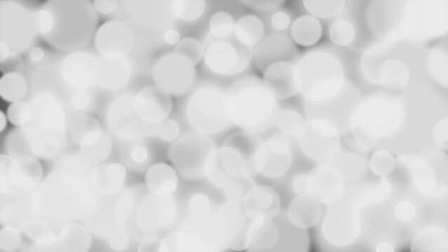 Abstract gray background with Circle bokeh. Light blurred of light glitter. Glow texture background