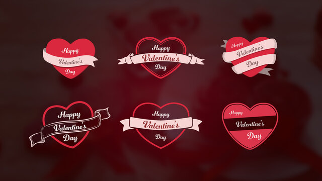 Valentine&rsquo;s Day Heart Title