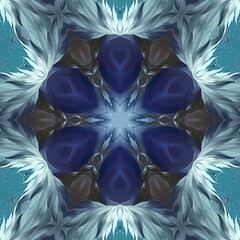 This is an Illustration abstract kaleidoscope with design art, wall art, unique, and backdrop.Its...