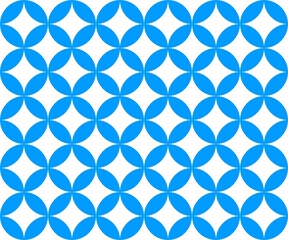 Fototapeta premium 七宝 日本 伝統 文様 シームレス