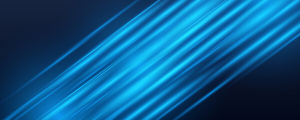 blue background with glowing dots bokeh style