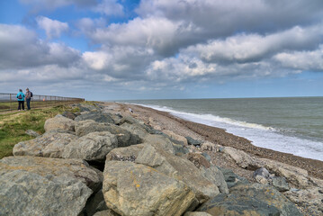 Beautiful calming view of Newcastle Beach, Sea Roadd, Leamore Upper, Arklow, Co. Wicklow, Ireland