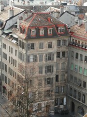 Obraz premium Old town building in Geneva