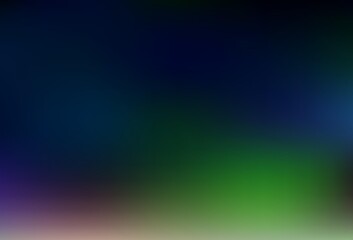 Dark Multicolor vector blurred bright texture.