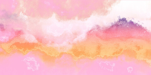 Aquarellfarbauftrag im Pastelllook